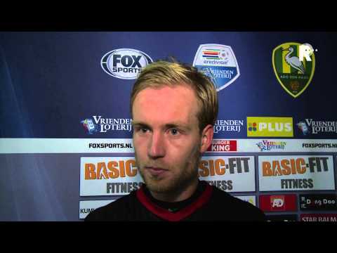 Daan Bovenberg na afloop van ADO Den Haag - Excelsior
