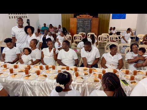 Festejando | cena con los pastores y líderes | en Condoto 