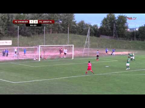 Les buts : FC Crissier vs FC Jorat-Mezières
