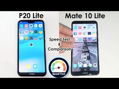 Huawei P20 Lite Vs Mate 10 Lite Speed Test Comparison!