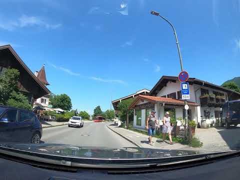 Driving from Mittenwald, Germany to Kochel, Germany