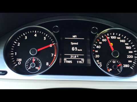 VW Passat CC 3.6Fsi acceleration 0-150Km/h