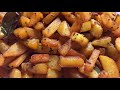 Spicy Potato Fry Recipe Aloo Fry Recipe Video Urulai Kizhangu Varuval Fried Potato Recipe