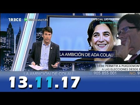 El Cascabel 13tv 13.11.17 La Ambición de Ada Colau