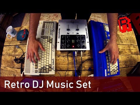 Commodore Amiga DJ Setup with Ravi | "Rave in the Cave" | Show & Tell (Part 2 of 2)