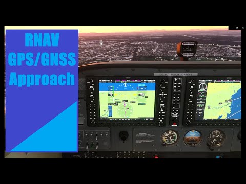 [MSFS] G1000 Basic RNAV Approach Tutorial (GPS/GNSS)