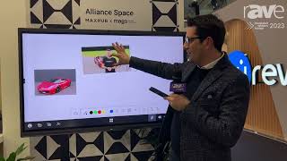ISE 2023: Mago Demos Its UCC Meeting Room Software on MAXHUB All-in-One Interactive Display