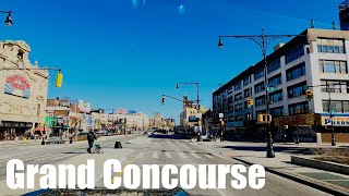 New York City Driving-Tour of the Bronx-Grand Concourse-Major Deegan Expressway