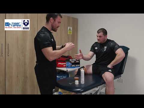Bristol Bears - Taping Technique to Stabilise the Thumb | Tiger Tapes