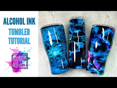 Alcohol Ink Tumbler Tutorial | BEGINNERS UNDER 20 MINUTES