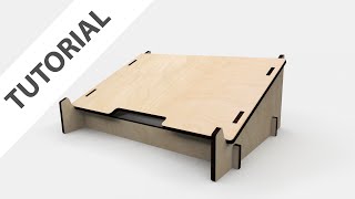 Designing a Lasercut Laptop Stand with Fusion 360