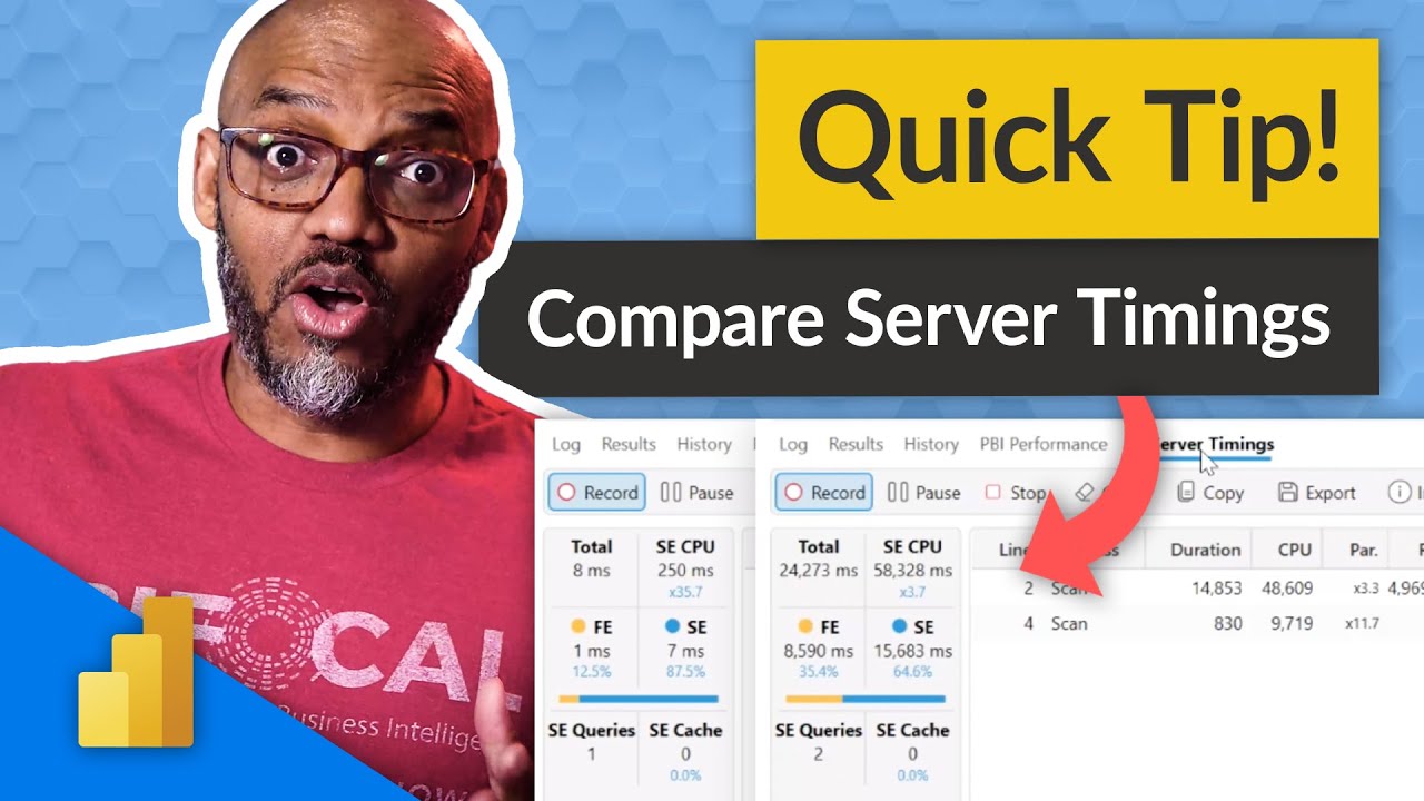 How to easily compare Server Timings using DAX Studio for your Power BI dataset