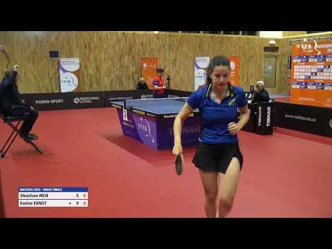Masters 2023 - halve finale: Shuohan Men - Emine Ernst