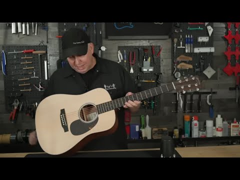 Martin D Jr E Dreadnought Acoustic Close Look 