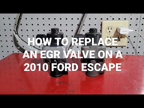 HOW TO REPLACE AN EGR VALVE ON A 2010 FORD ESCAPE