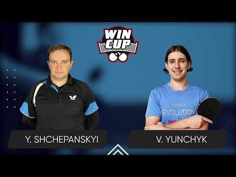 16:00 Yurii Shchepanskyi - Valentyn Yunchyk West 3 WIN CUP 26.08.2024 | Table Tennis WINCUP