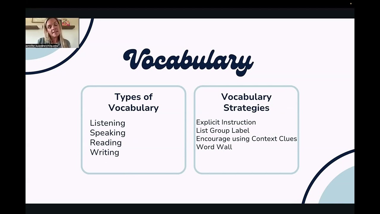 Fluency, Vocabulary and Comprehension