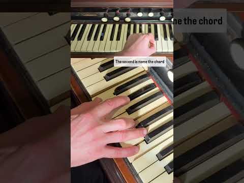 chorDLE! ear training — identify the constant note and name the chord
