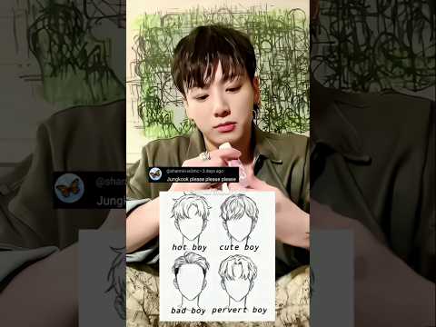 Jungkook in different hairstyle✨️ #bts #jungkook #jk #army #fyp #trending