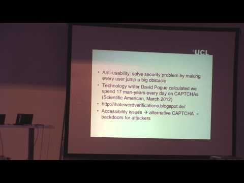 OWASP AppSec EU 2013: Keynote: Angela's Top 10 list of reasons why users bypass security measures