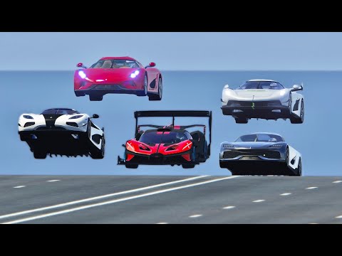 Bugatti Bolide GTR vs Koenigsegg Hypercars - Drag Race 20 KM