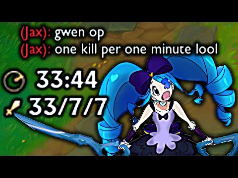 FIRST TIME GWEN - ONE KILL PER ONE MINUTE???