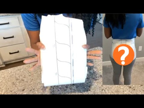 Abena Abri Form Premium (M3) DIAPER REVIEW| Cloth Backed DIAPER (feeling some kind of way)!