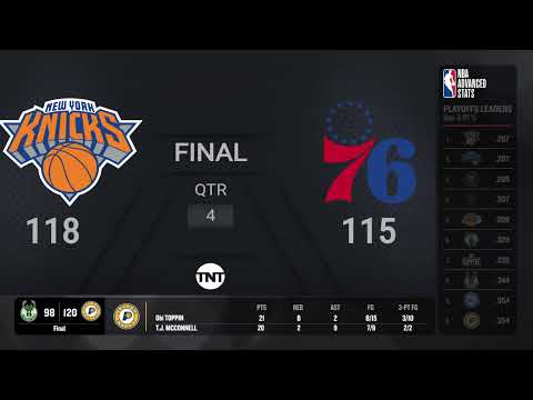 New York Knicks @ Philadelphia 76ers Game 6 | #NBAplayoffs presented by Google Pixel Live Scoreboard
