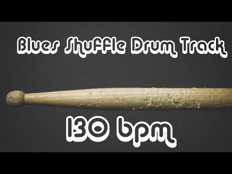 Blues Shuffle Drum Track- 130 bpm