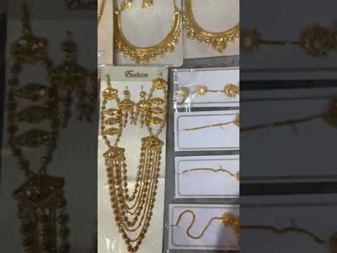 Gold plated jewellery