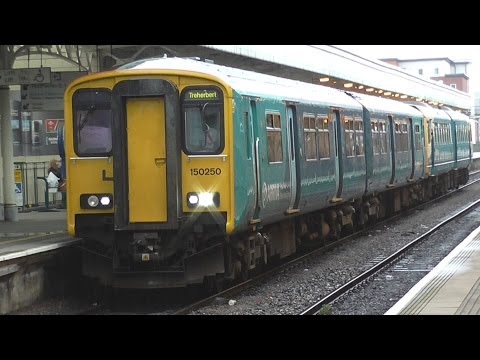 ATW 150250 + 142074 Departs Cardiff Central For Treherbert