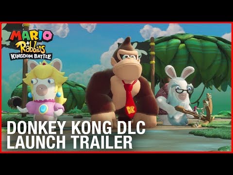 Mario + Rabbids Kingdom Battle: Donkey Kong Adventure DLC | Launch Trailer | Ubisoft [NA] thumbnail