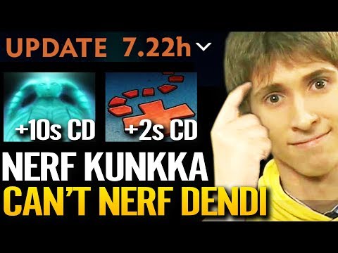 Dendi [Kunkka] Going Hard Patch 7.22h - TOP Ranked MMR Dota 2 Gameplay