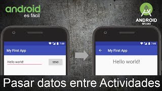 Pasar datos entre Activities