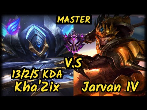 CNB Hy0g4 (KHA'ZIX) vs JARVAN IV - 13/2/5 KDA JUNGLE GAMEPLAY - BR Ranked MASTER