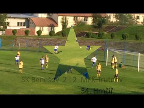 Hattrick č.III - Jan Hrnčíř, U17 SK Benešov - MFK Trutnov U17, 26.8.2017