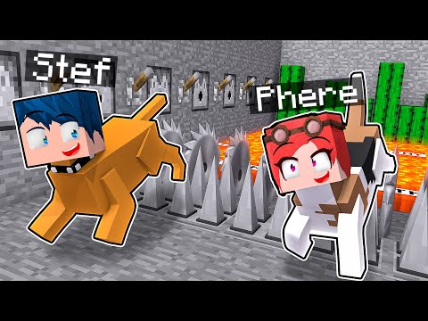 VITA DA ANIMALI PER 24H NELLA GARA CON LE TRAPPOLE! - MINECRAFT