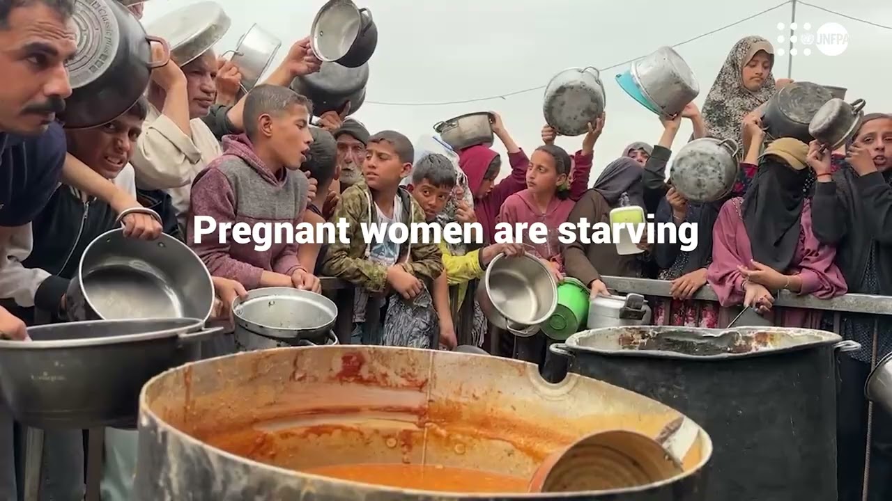 This is one of the only safe places left in Gaza to give birth