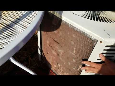 corroded fins on AC,