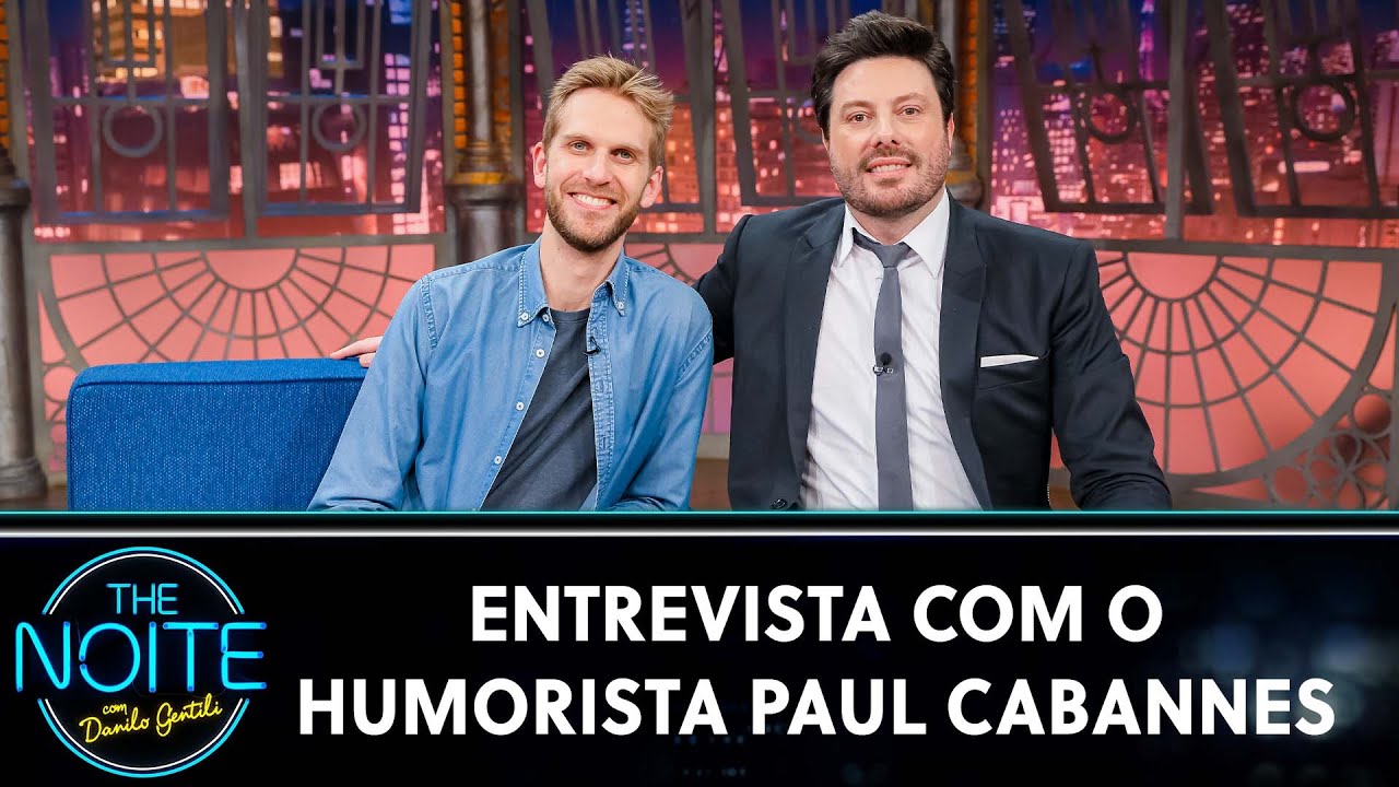 Entrevista com o humorista francês Paul Cabannes | The Noite (30/09/22)