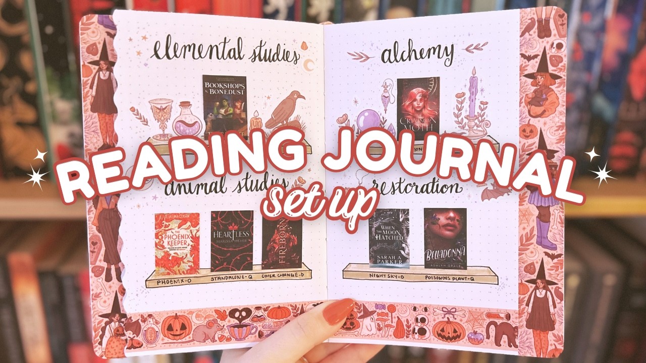 Magical Readathon Journal Set Up! ✨ Reading Journal Set Up + TBR