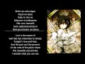 Shiki English Opening 2 lyrics 