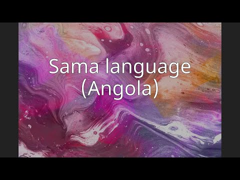Sama language (Angola)