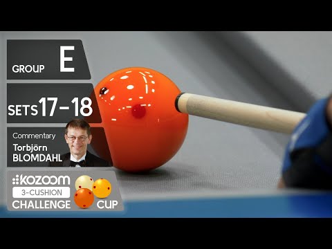 3-CUSHION Kozoom Challenge Cup - Group E - Sets 17-18