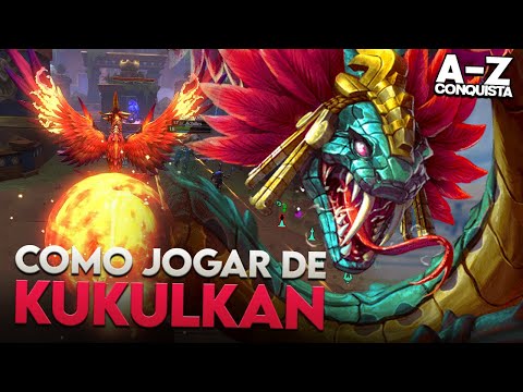 HOW TO PLAY KUKULKAN, A-Z Conquest + Guide - ⚡ Smite BR