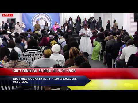 2 ème CULTE DOMINICAL BOSTRA BELGIQUE DIMANCHE 25/01/2026