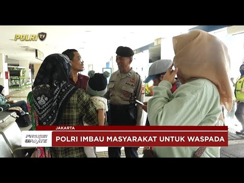 PRESISI UPDATE: POLRI SIAP AMANKAN ARUS BALIK DI TERMINAL PULOGEBANG 04/04/2025 (20.30)