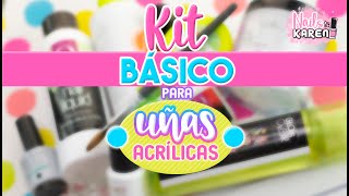 KIT BÁSICO para UÑAS ACRÍLICAS - Principiantes
