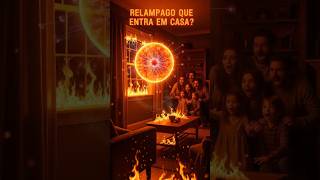 ⚡️🏠 O Relâmpago Bola que Entra em Casa ⚡️🏠#RelâmpagoBola #BallLightning #FenômenoRaro #Tempestade