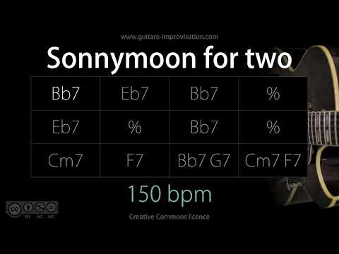 Sonnymoon For Two  (Jazz/Swing feel) 150 bpm : Backing Track